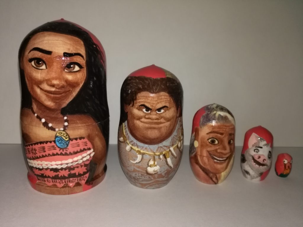 moana nesting dolls