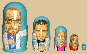 Breaking Bad nesting doll handmade